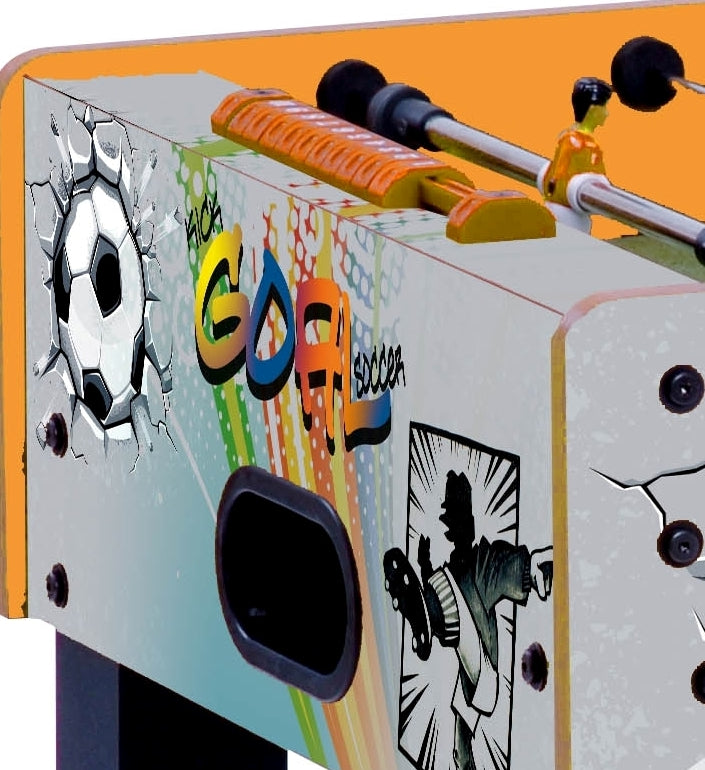 Garlando Calciobalilla F-1 Goal Edition Aste rientranti