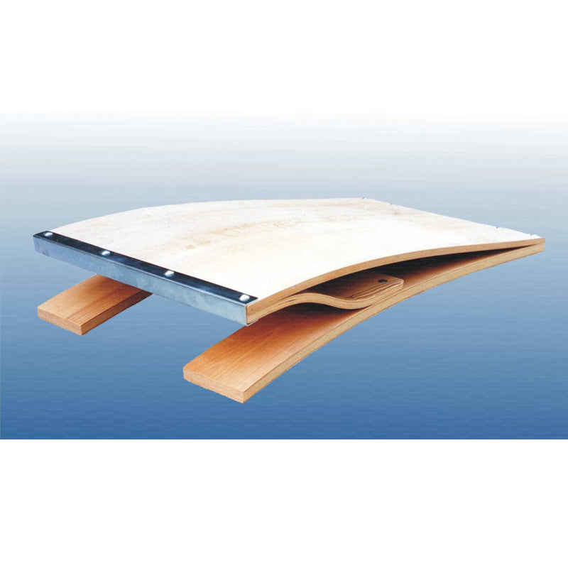 Vivisport Pedana elastica tipo Reuther piano battuta in legno - 1580