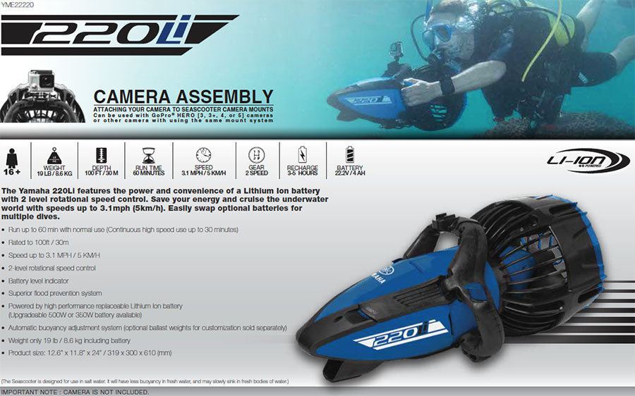 Yamaha Seascooter PDS220LI