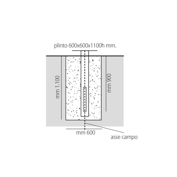 Schiavi Impianto Basket Monotubo Singolo - Art. 2439