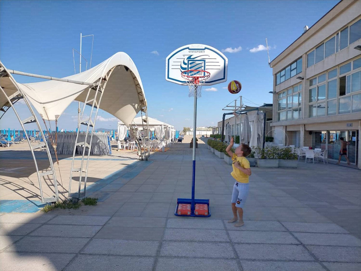 Vivisport Canestro su colonna con tabellone - 4002