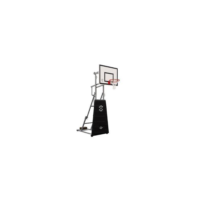 Vivisport Mezzo impianto basket/minibasket mod. Streetball, pieghevole, altezza canestro regolabile da 210 a 305 cm., tabellone rettangolare 110x90 cm, zavorra non inclusa - ART. 4223