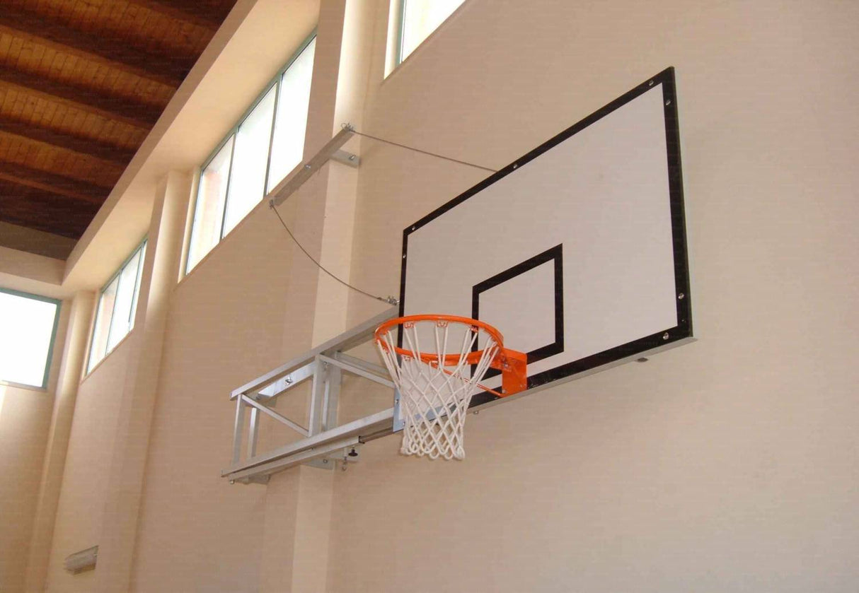 Vivisport Impianto basket pieghevole a libro, tabellone in legno - ART. 4265