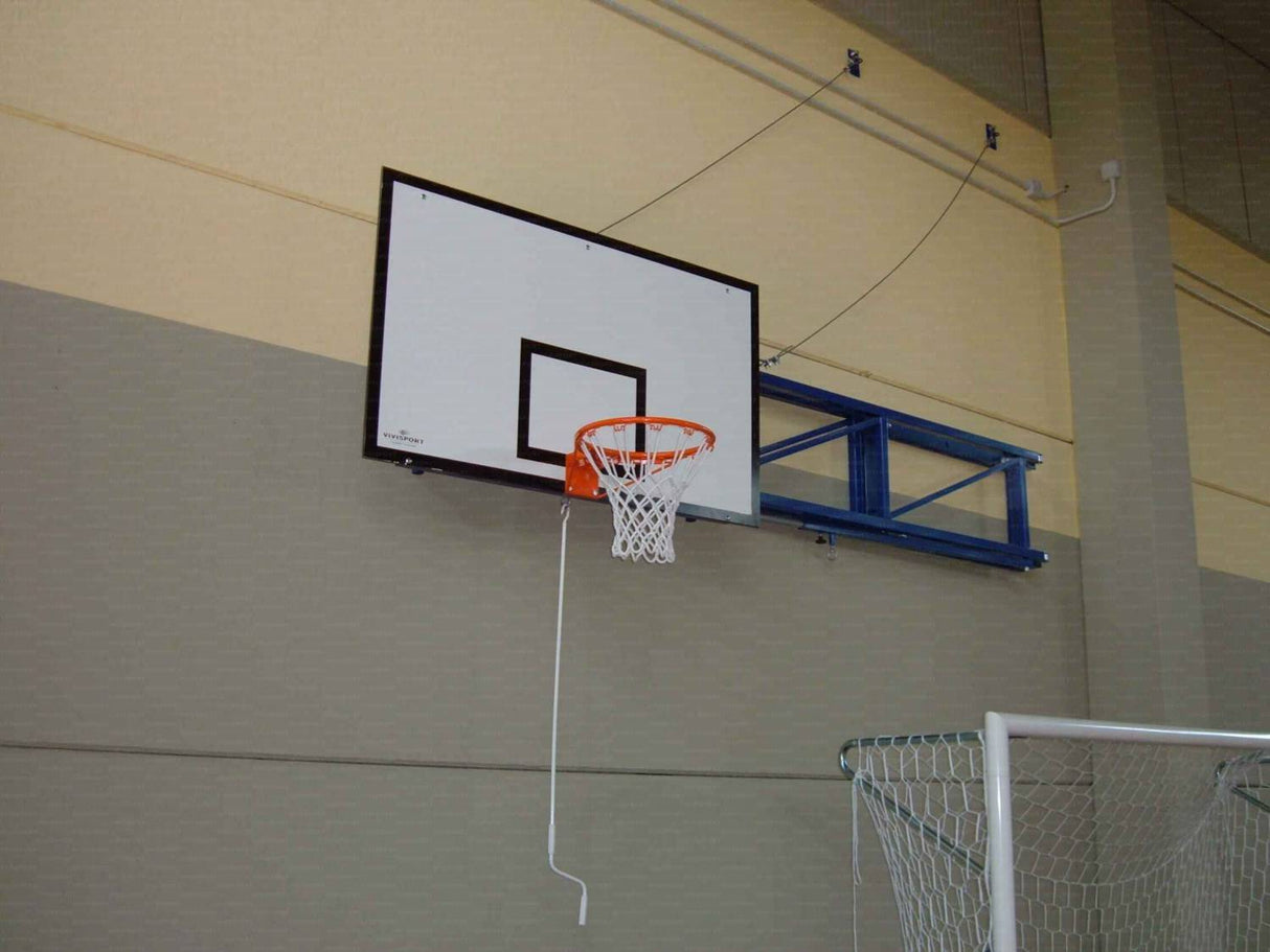 Vivisport Impianto basket pieghevole a libro, tabellone in legno - ART. 4265