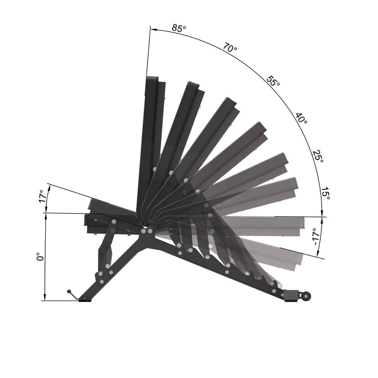 Toorx Vertical Line Panca piana e inclinabile WBX-400