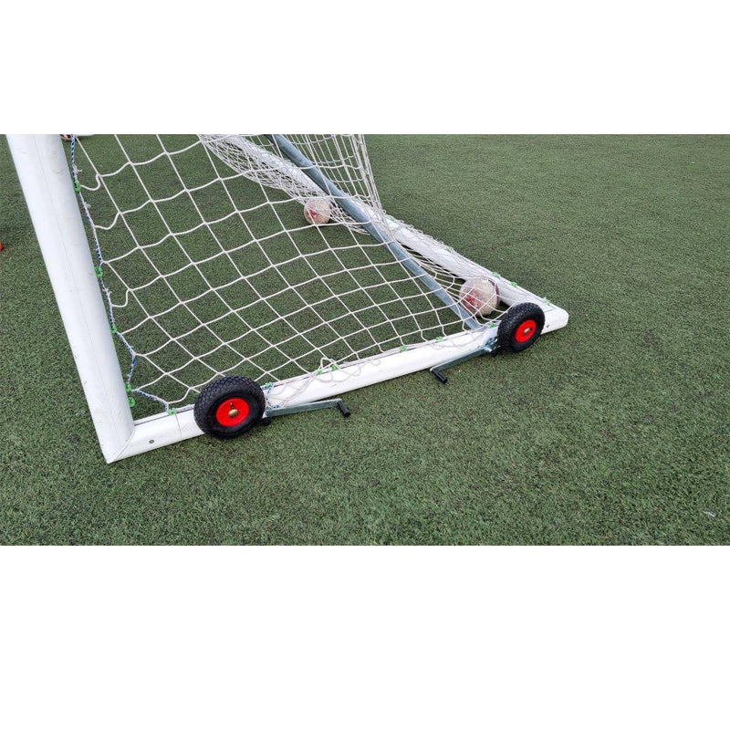 Vivisport 4-wheel kit for transportable football goal system, UNI 6017 standards