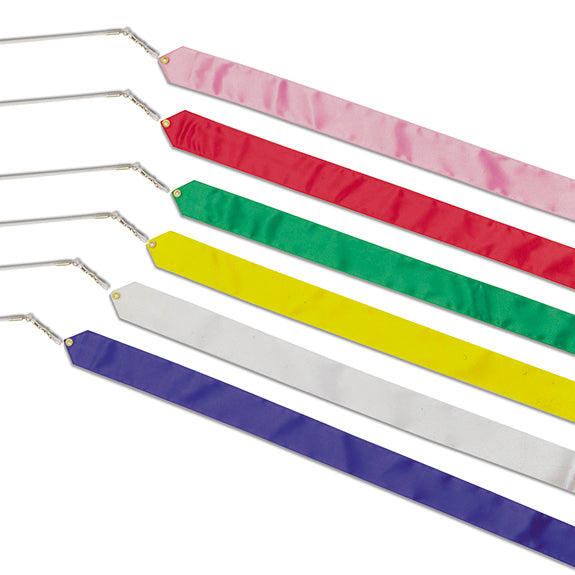 Schiavi Nastro ritmica in raso con asta in fibra di vetro - art. 6092/6093/6094/6095/6096