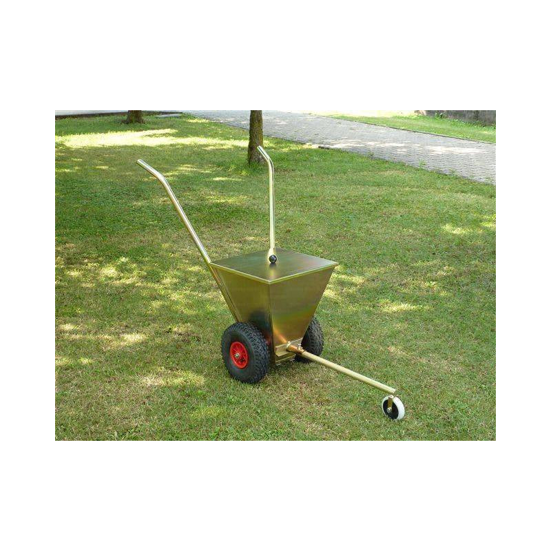 Vivisport Carrello segnacampo con ruota indicatrice a gesso con ruote gommate - 6422