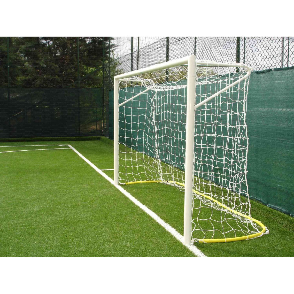 Vivisport Porte Calcetto Fisse - in acciaio con frontoni superiori - art. 6816