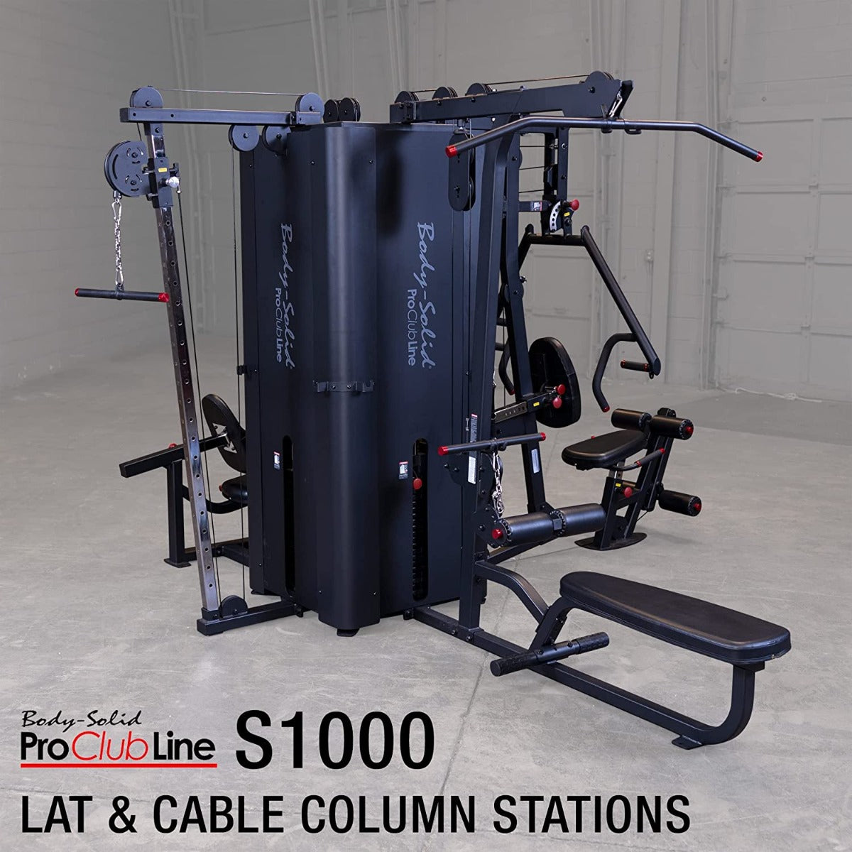 Body Solid Pro Clubline Four-Stack Gym S1000