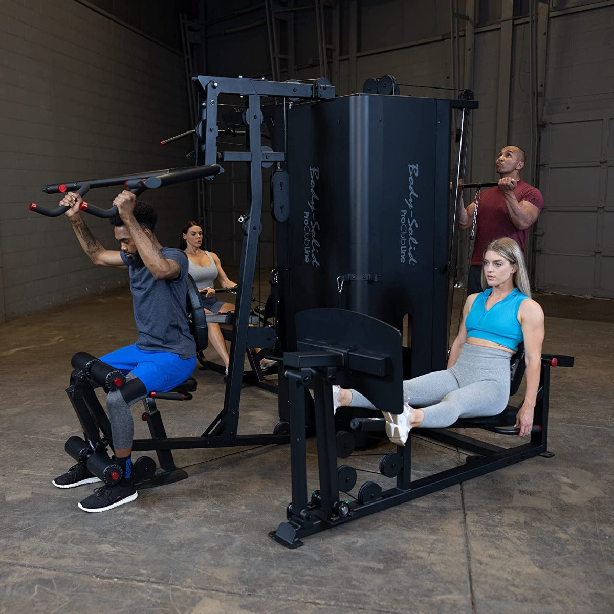 Body Solid Pro Clubline Four-Stack Gym S1000