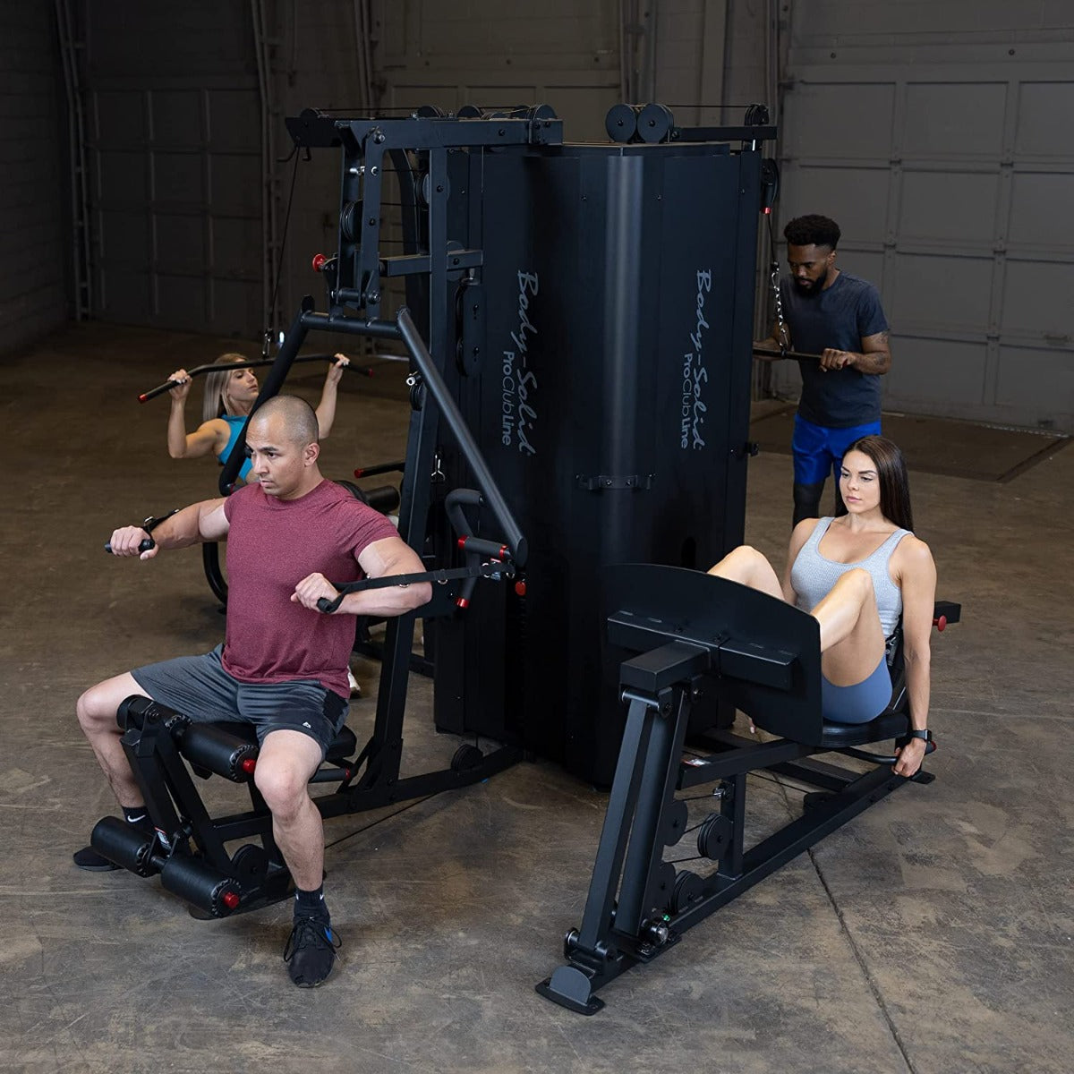 Body Solid Pro Clubline Four-Stack Gym S1000