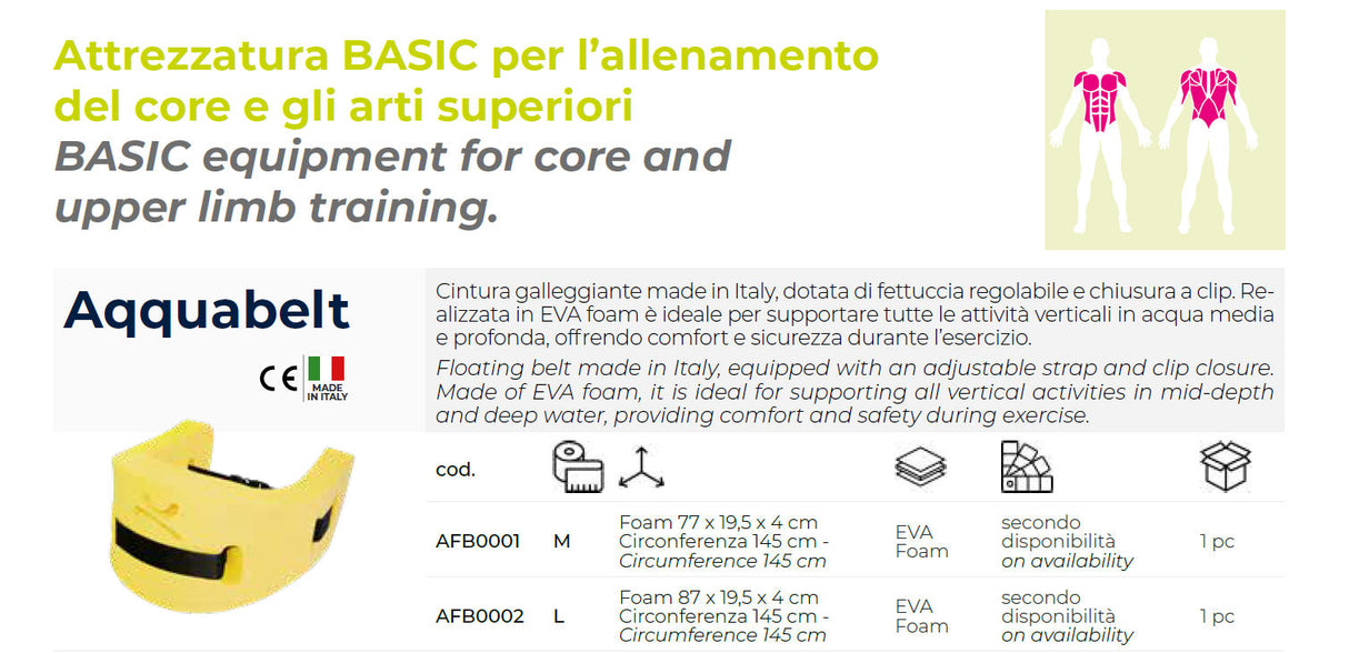 Aqquatix Cintura Aqquabelt - AFB0001 / AFB0002