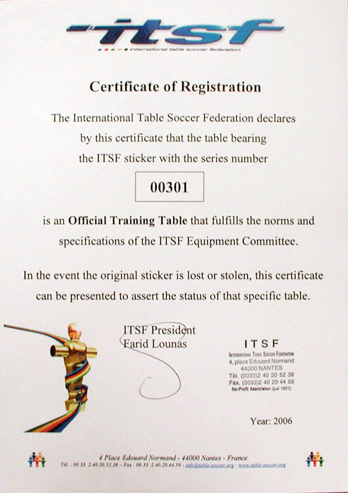 Garlando Calciobalilla Pro Champion