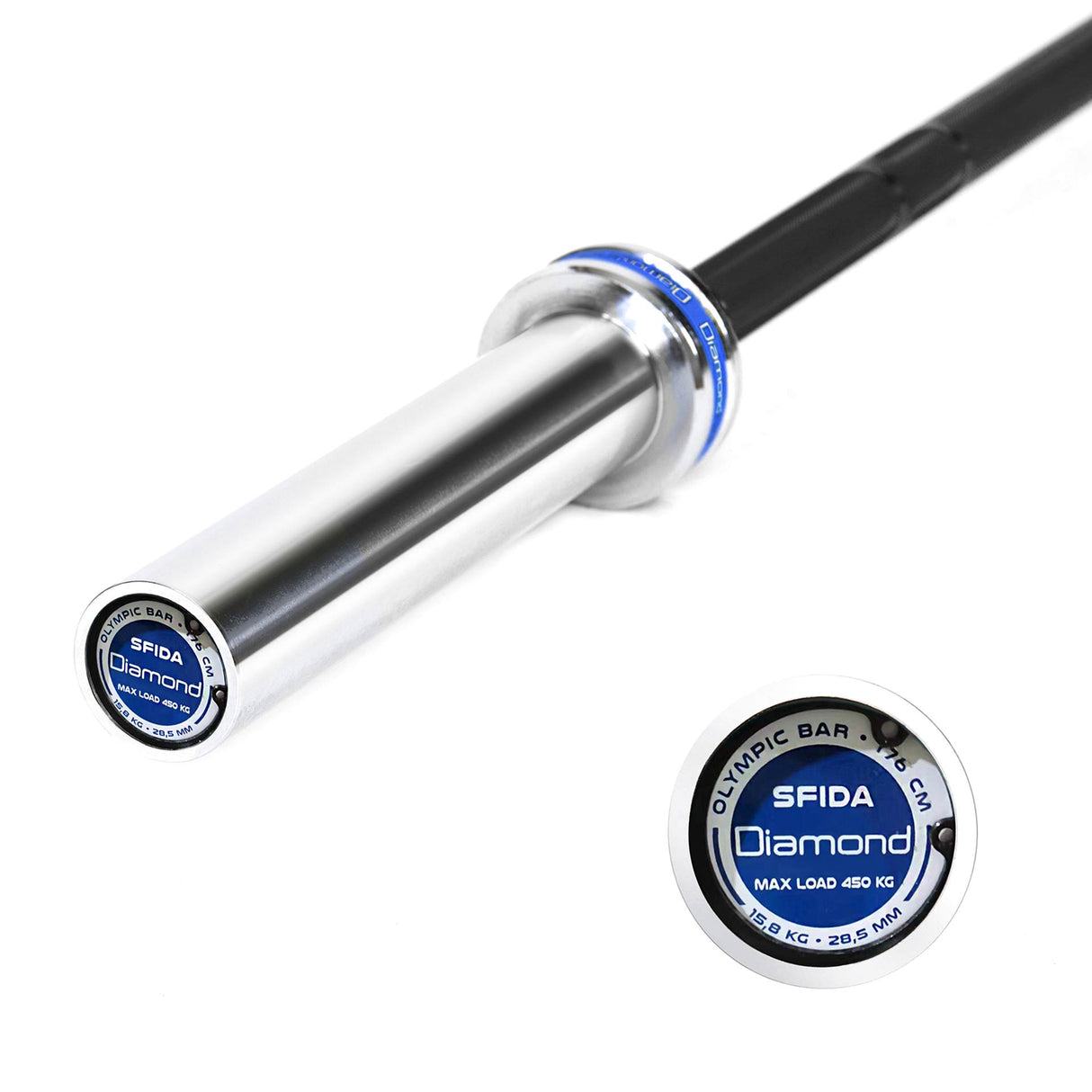 Diamond Bilanciere Olimpico Sfida 176 cm - carico max 450 kg - BOSD176