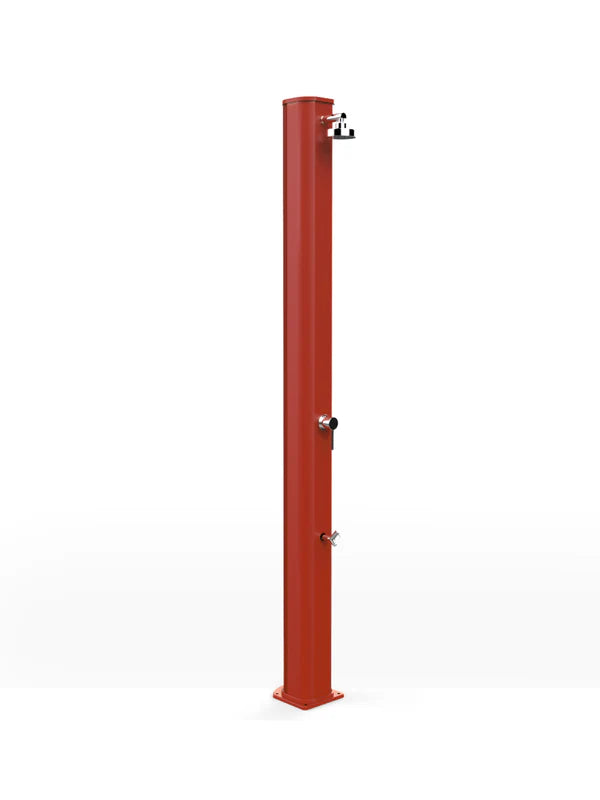 Arkema BIG JOLLY 35 LITER solar garden shower in aluminum, with foot washer - A320