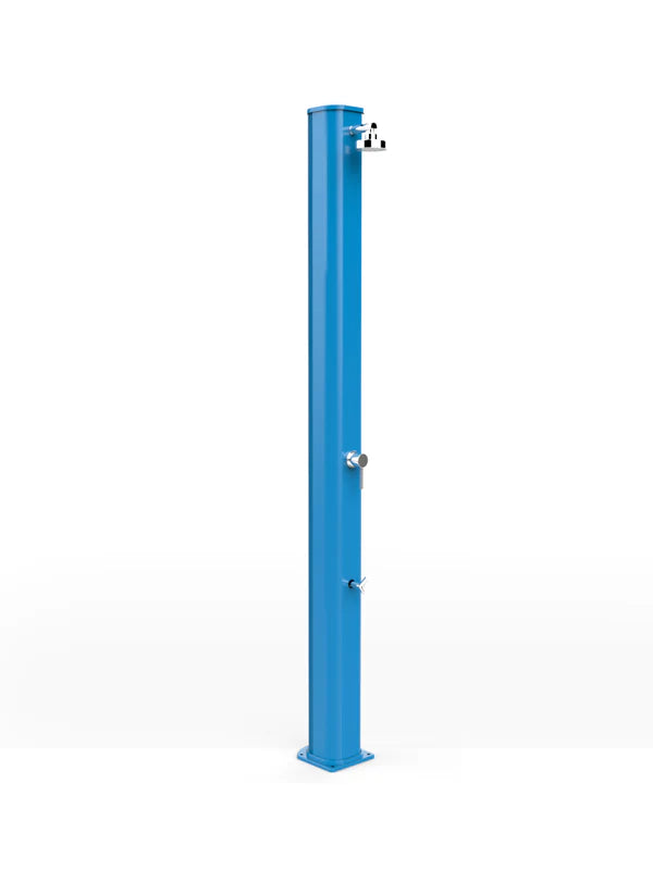 Arkema BIG JOLLY 35 LITER solar garden shower in aluminum, with foot washer - A320