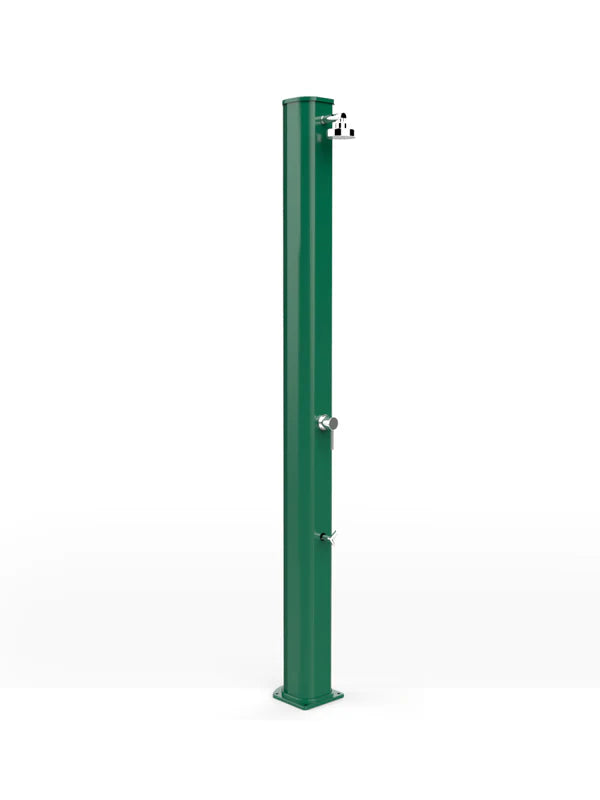 Arkema BIG JOLLY 35 LITER solar garden shower in aluminum, with foot washer - A320