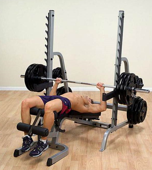 Body-Solid 5 x 7,5cm Multi-Press Rack GPR370