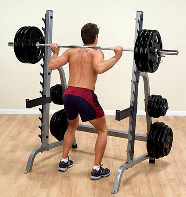 Body-Solid 5 x 7,5cm Multi-Press Rack GPR370