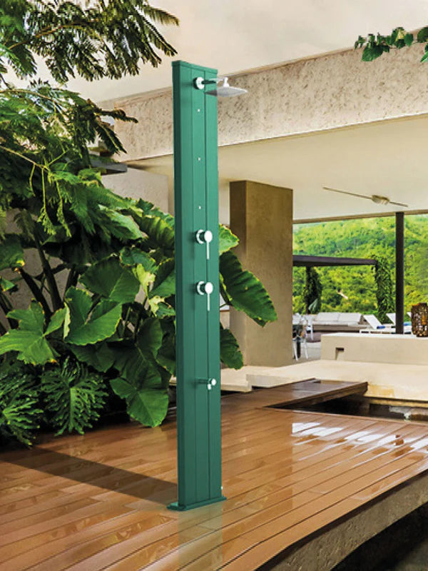 Arkema Doccia Tradizionale Dada S con lavapiedi e nebulizzatori in alluminio - D455