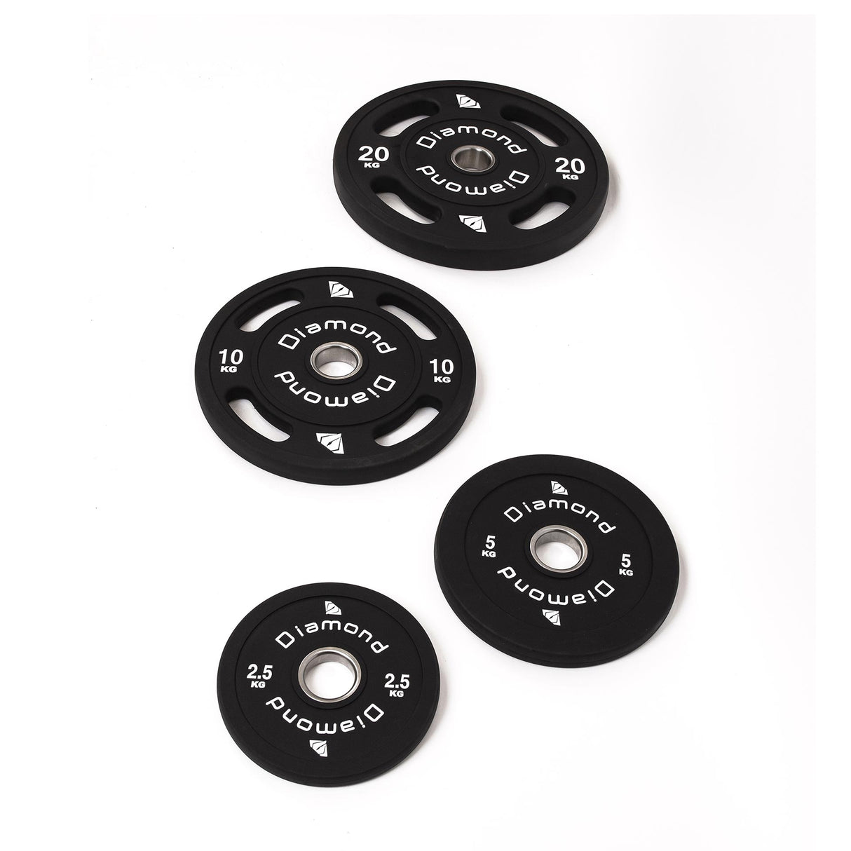 Diamond Disco Olimpico Multipresa Rivestito TPU foro Ø 50 mm 2,5 kg - DGMP-2,5