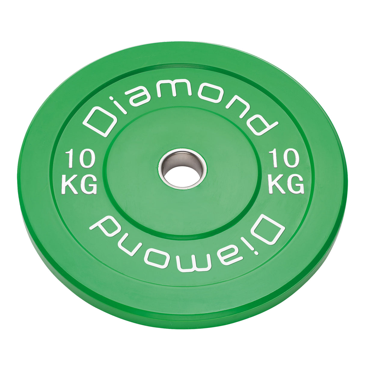 Diamond Disco Olimpico Bumper Sfida Pro diam. 45 cm da 10 Kg - Verde - DOSD10-P
