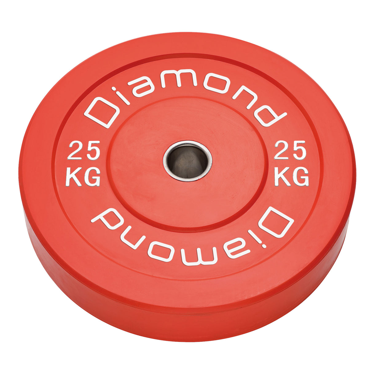 Diamond Disco Olimpico Bumper Sfida Pro diam. 45 cm da 25 Kg - Rosso - DOSD25-P