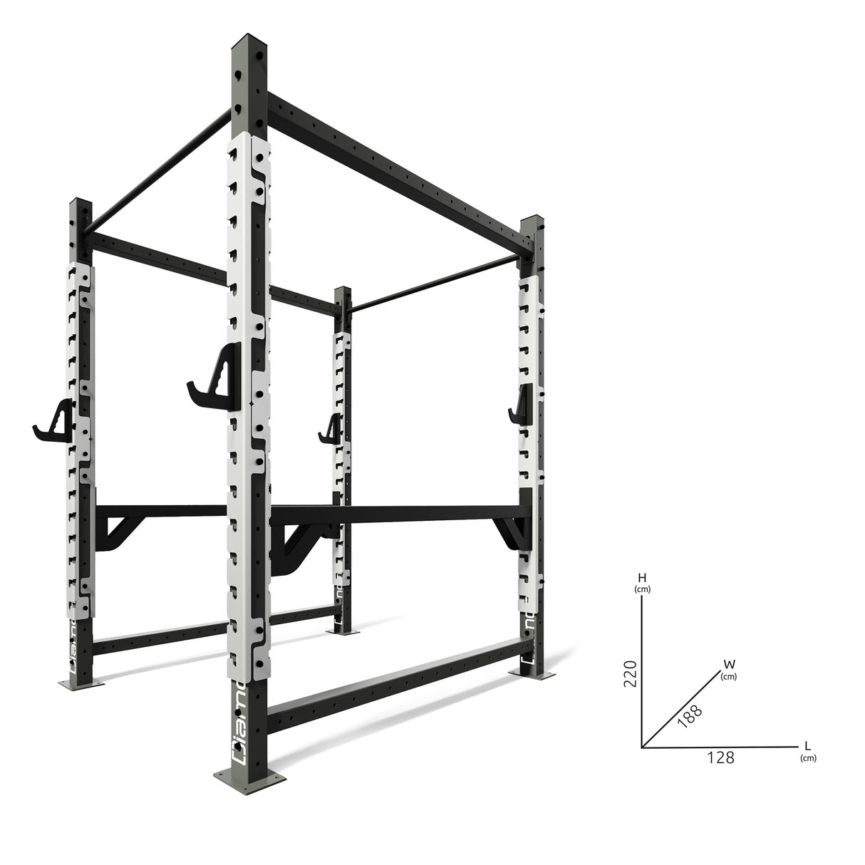Diamond Power Rack Premium cm 128x188x220 - DR-PRP