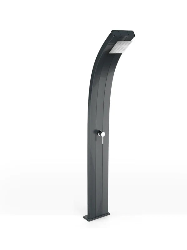 Arkema Doccia solare da giardino DADA CURVA 30 LITRI, in alluminio - D300