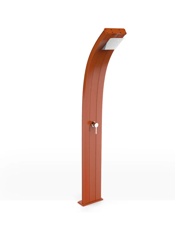 Arkema Doccia solare da giardino DADA CURVA 30 LITRI, in alluminio - D300