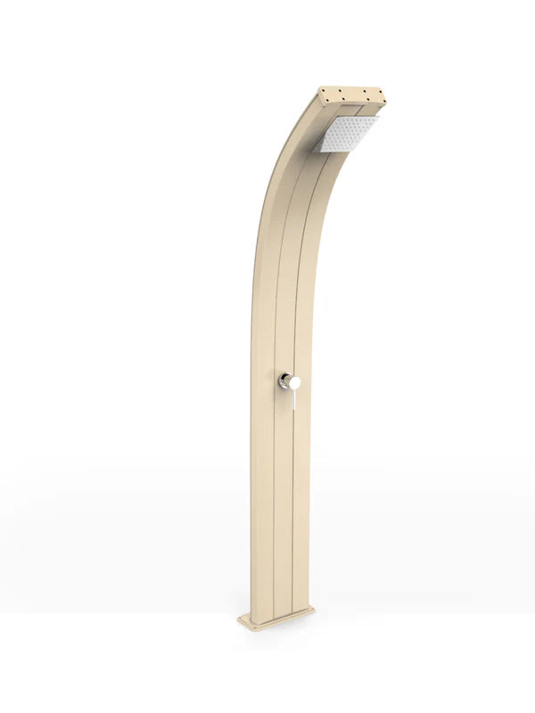 Arkema Doccia solare da giardino DADA CURVA 30 LITRI, in alluminio - D300