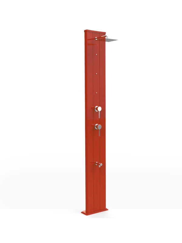 Arkema Doccia Tradizionale Dada S con lavapiedi e nebulizzatori in alluminio - D455