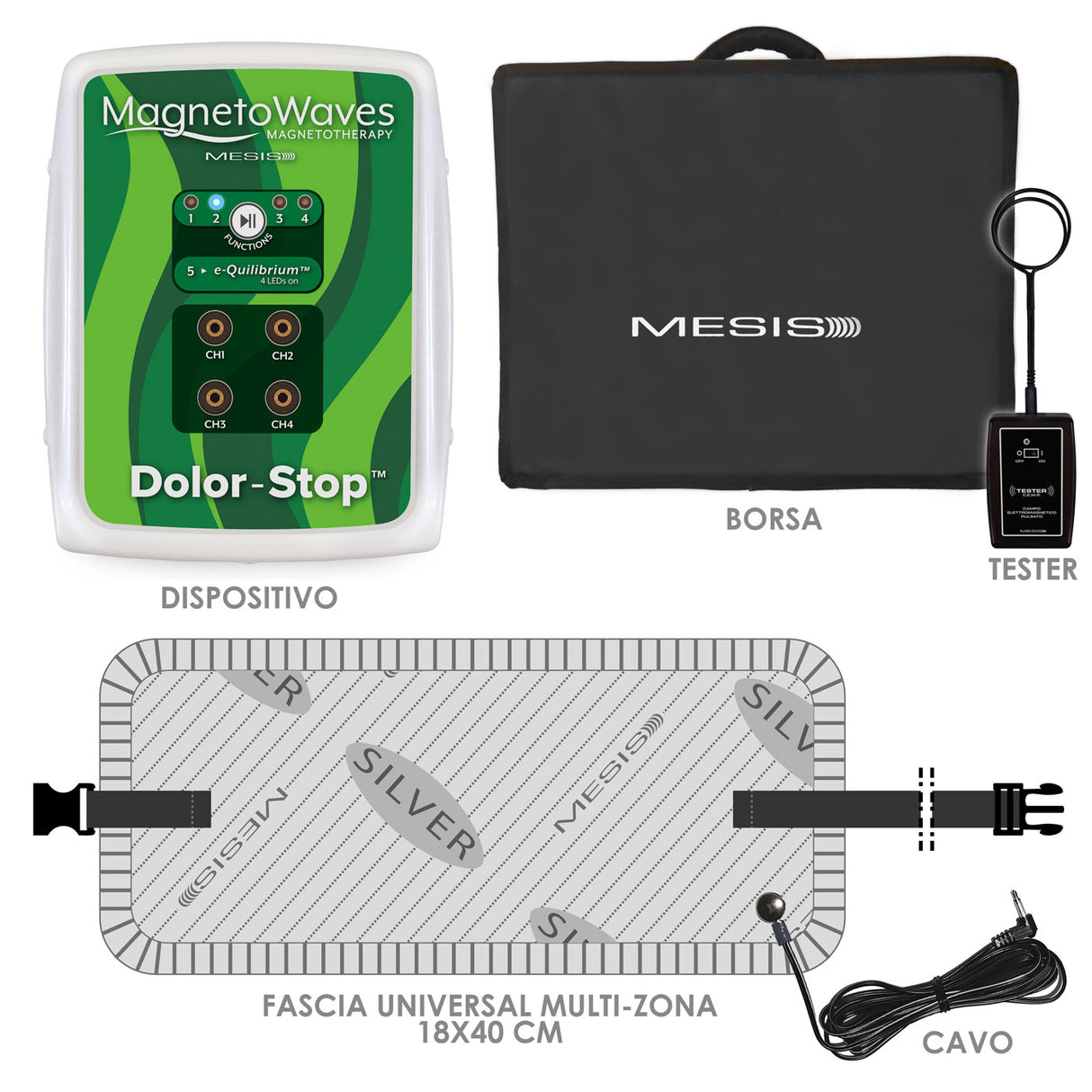 Mesis Magnetoterapia MagnetoWaves Dolor-Stop - Dotazione CORE