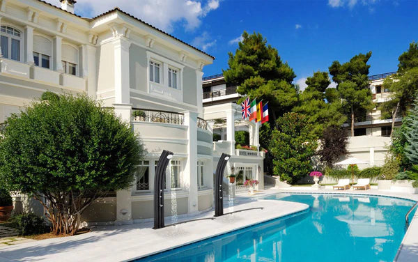 Arkema Doccia solare da esterno ENERGY PRO 69 LITRI, in alluminio con temporizzatore e lavapiedi - A930