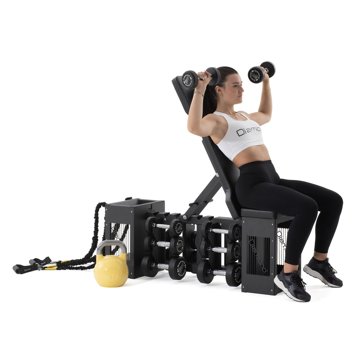 Diamond Panca Regolabile Multifunzione serie 350 - GB-ADJUTILITYBENCH