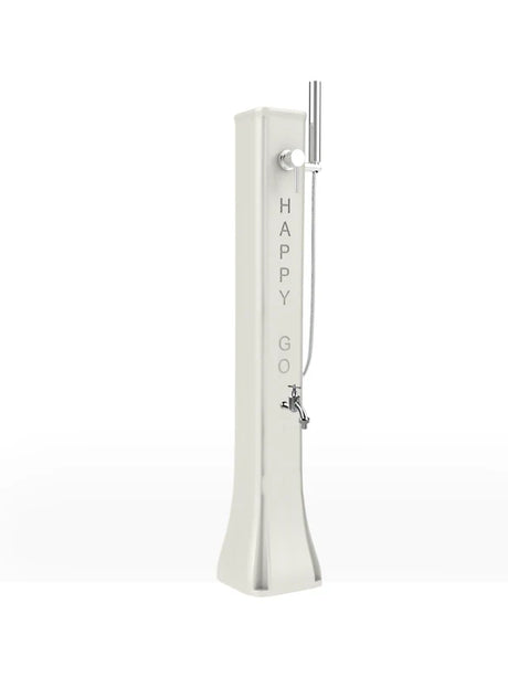 Arkema Fontana Solare Bassa Happy Go con Doccetta Mobile e rubinetto porta gomme da 19lt - HG180