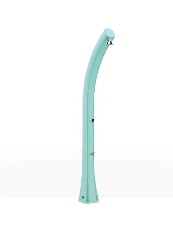 Arkema HAPPY XL 35-liter polyethylene solar garden shower with foot washer - H420