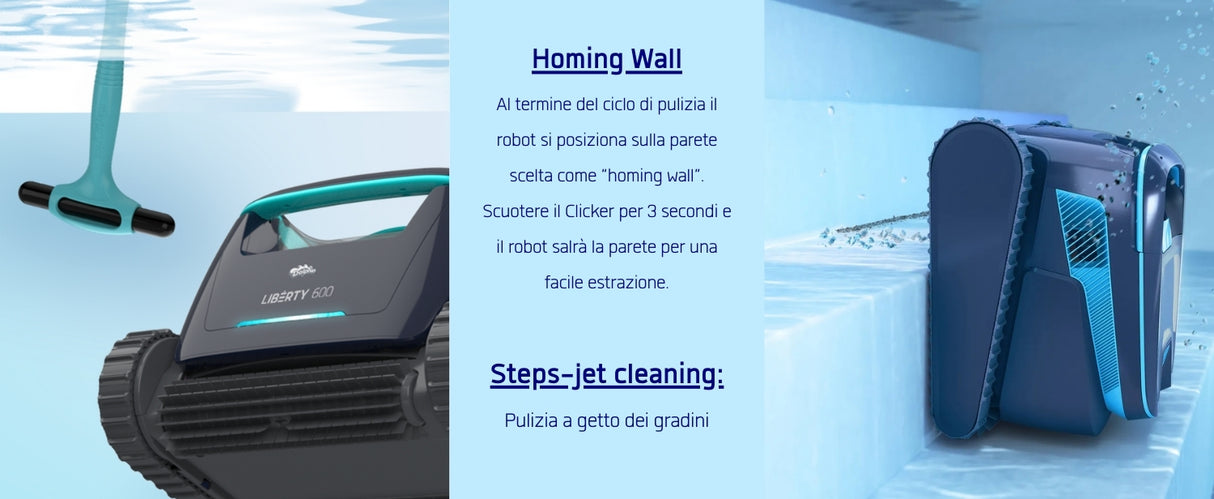 Dolphin Liberty 600 IOT Robot a batteria pulizia totale