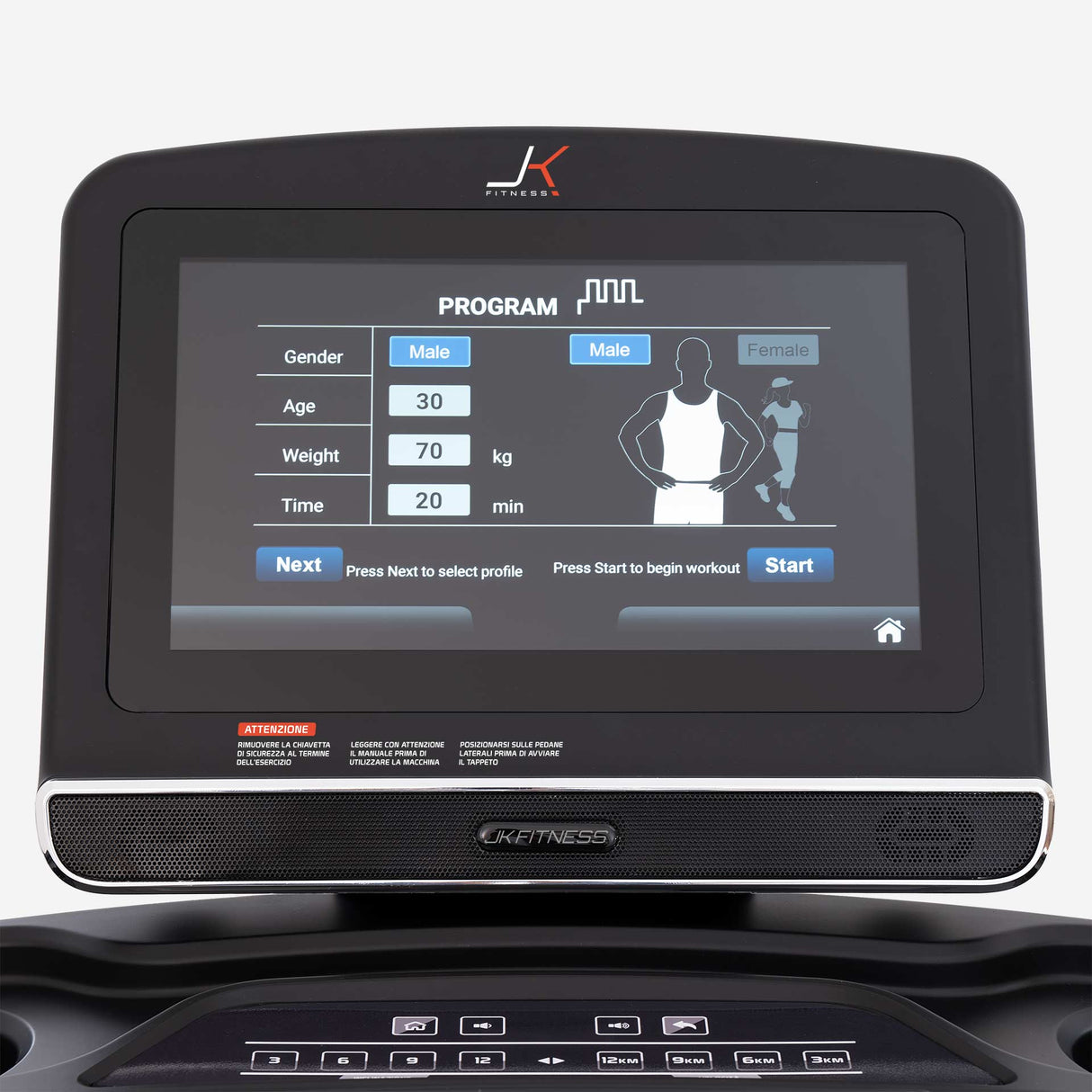 JK Fitness Tapis Roulant JK194 PRO