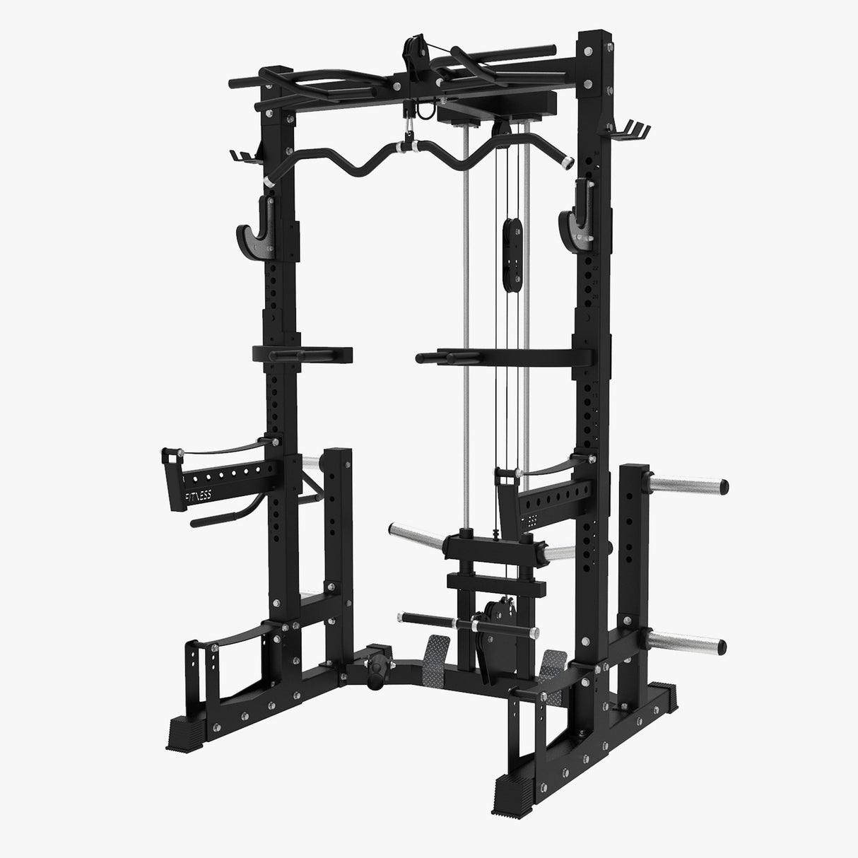 Jk Fitness Vertical Line Power Rack con modulo Lat/Pulley JKV74