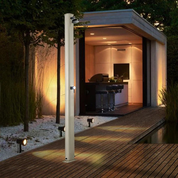 Arkema Jolly S Solar Shower in Aluminum for Outdoor Use 25 Liters