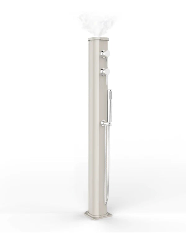 Arkema Fontana Solare Jolly Go in alluminio con Doccetta Mobile e Nebulizzatore da 13lt - JG150