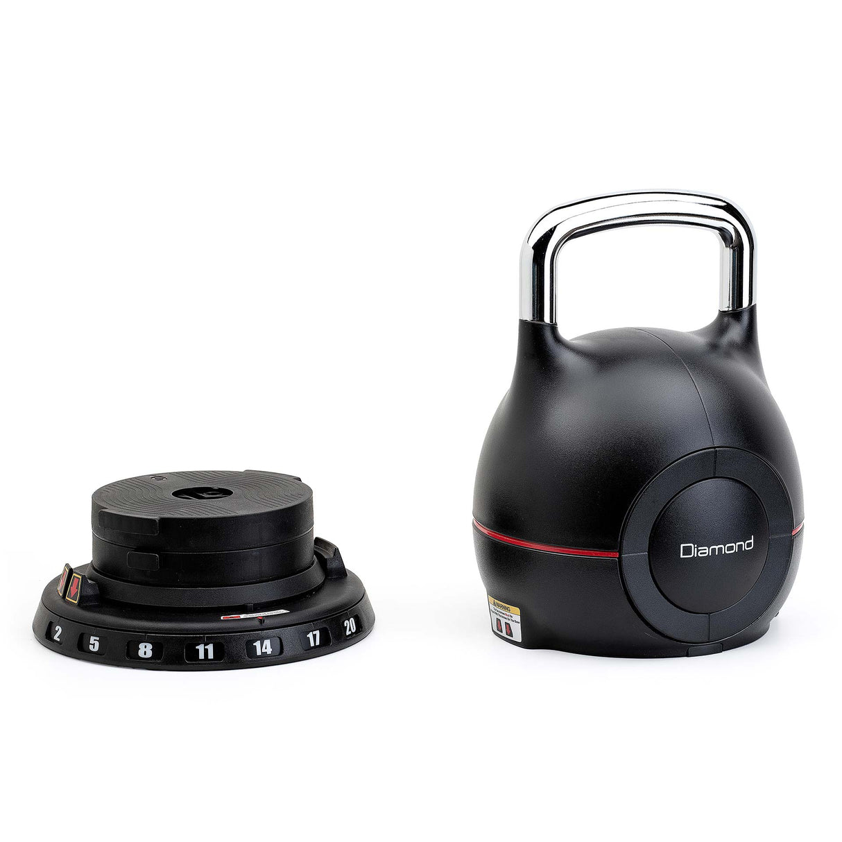 Diamond Kettlebell selezionabile in acciaio 2 – 20 kg - KBS2-20