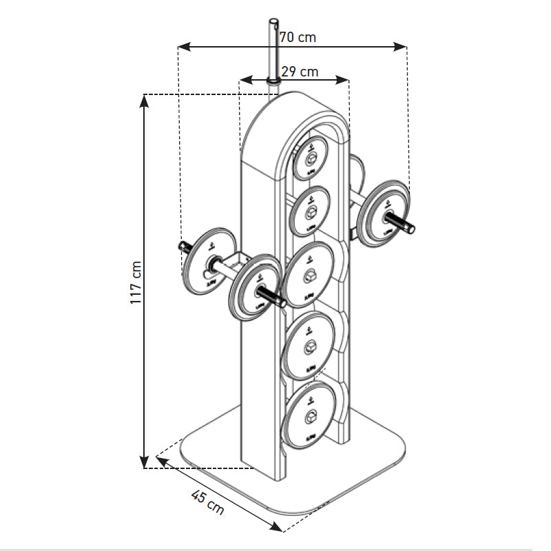 NOHRD WeightPlate Tower