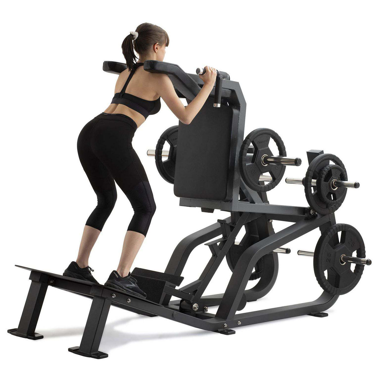 Diamond Hack Squat con sistema di blocco al piede serie 300 - PL-HACKSQUAT