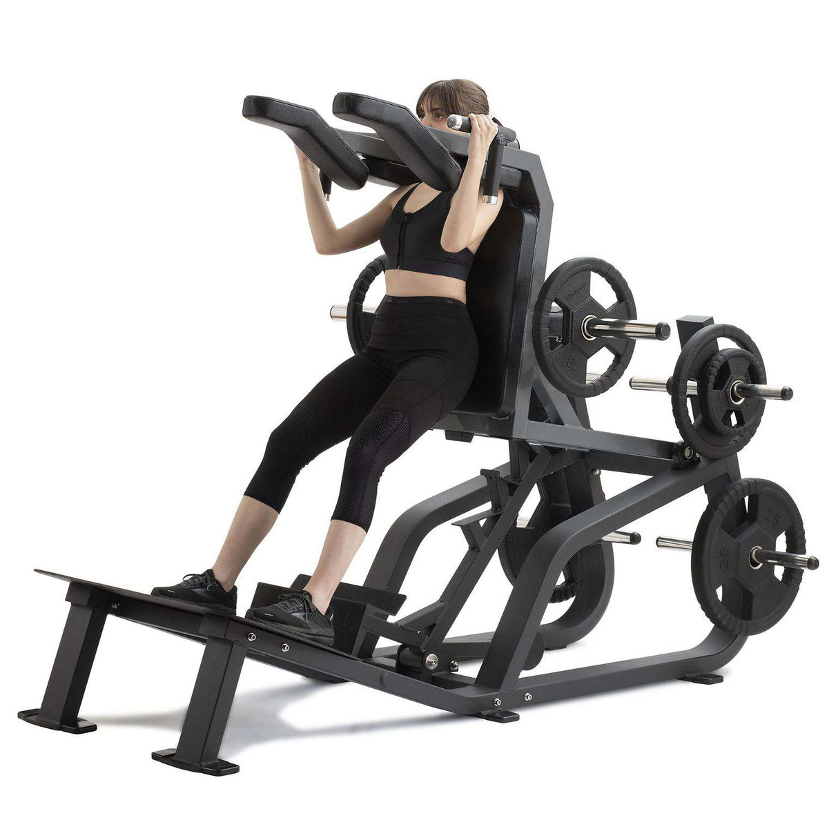 Diamond Hack Squat con sistema di blocco al piede serie 300 - PL-HACKSQUAT