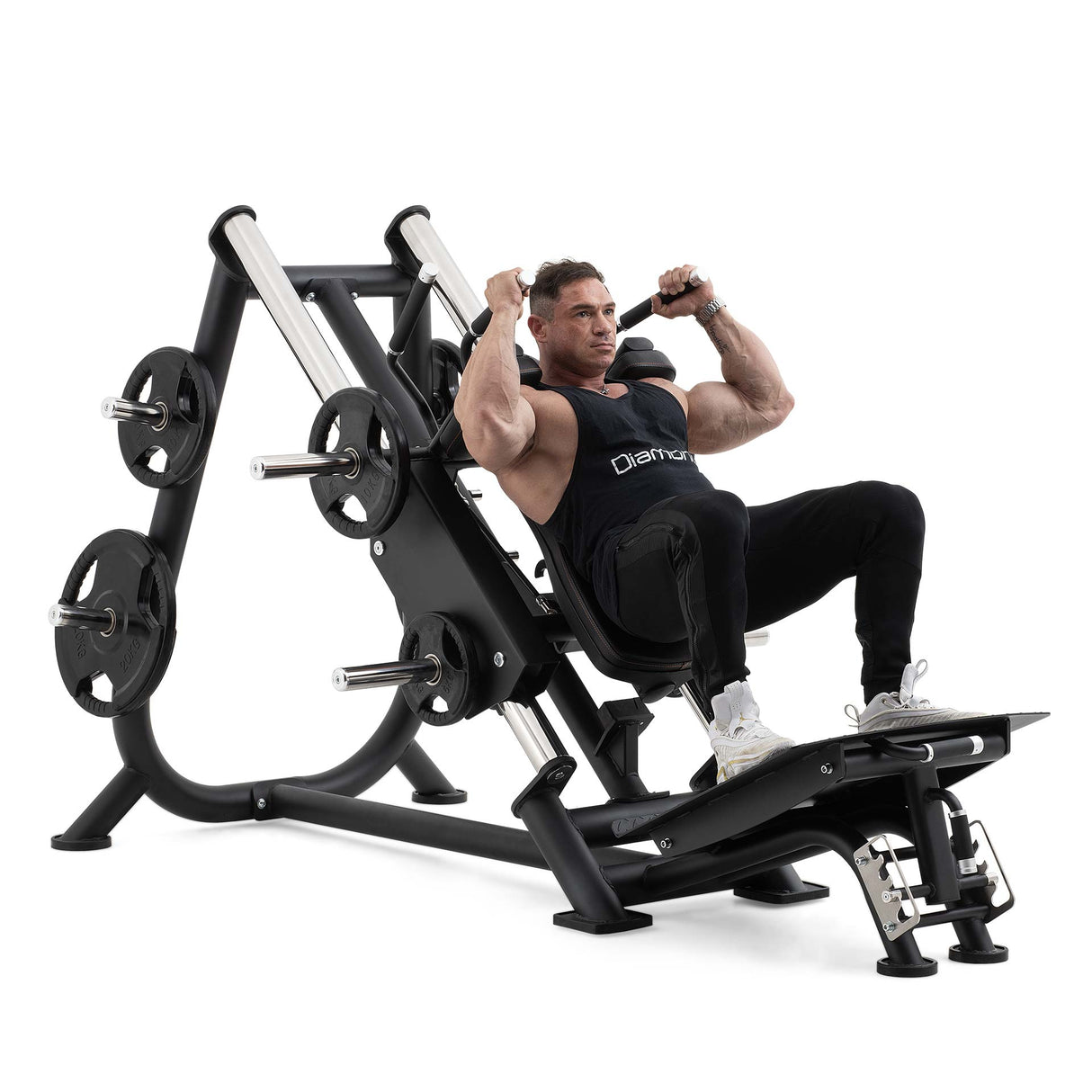 Diamond Linear Hacksquat Professionale Serie 550 - PL550-LINEARHACKSQUAT