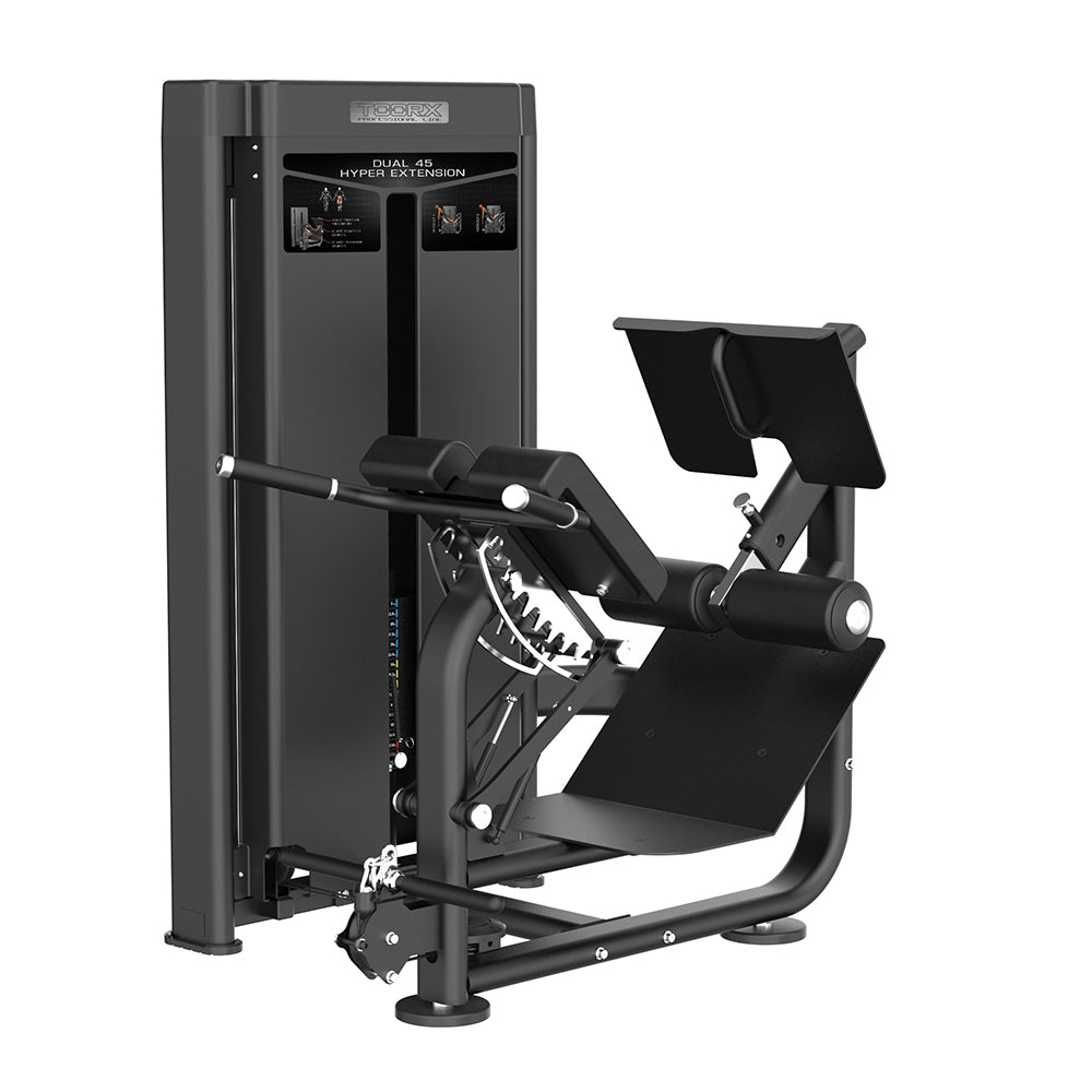 Toorx Professional Atlas Line Pin Loaded Dual 45 Hyper Extension PLX-8530