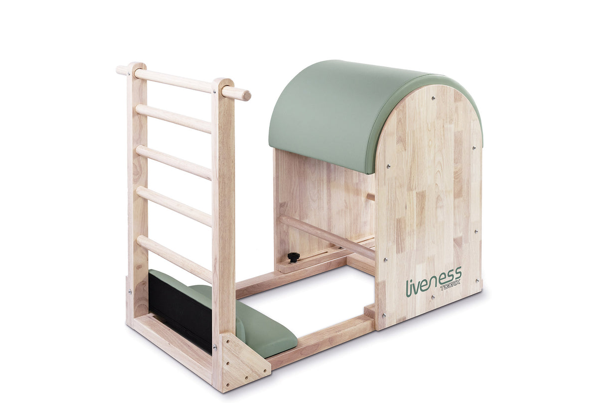 Liveness Ladder Barrel in natural oak wood, Green Tea color - PTX-1900G